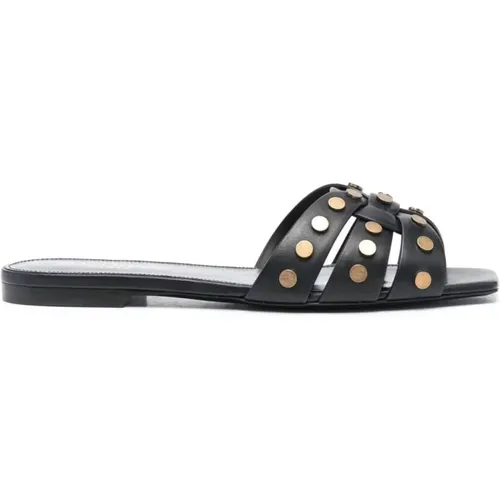 Sandals , female, Sizes: 3 UK - Saint Laurent - Modalova