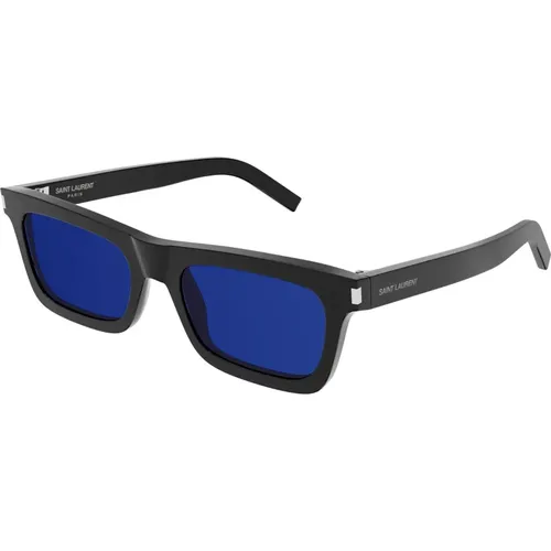Schwarz/Blau Sonnenbrille Betty SL 461,Braun/Dunkelgrau Sonnenbrille Betty SL - Saint Laurent - Modalova