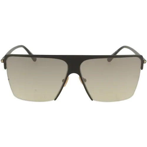 Sporty and Fashionable Rectangular Sungles , unisex, Sizes: 61 MM - Tom Ford - Modalova