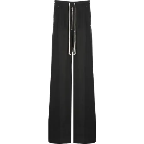 Cotton Pants with Elastic Waist , male, Sizes: S - Rick Owens - Modalova