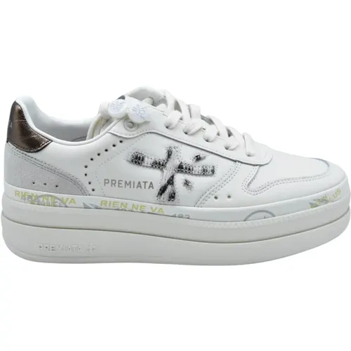 Cremefarbene Flache Schuhe Premiata - Premiata - Modalova