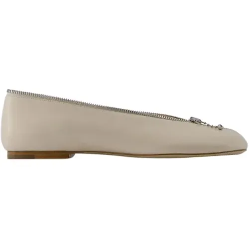 Leather flats , female, Sizes: 3 UK - Burberry - Modalova