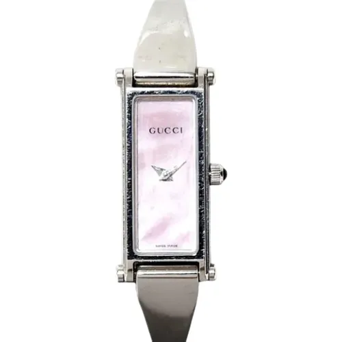 Pre-owned Metal watches , female, Sizes: ONE SIZE - Gucci Vintage - Modalova