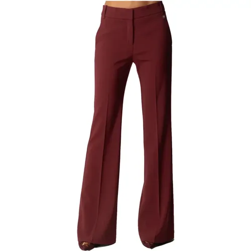 Bordeaux Trousers for Stylish Look , female, Sizes: M - Aniye By - Modalova