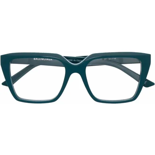 Blaue Optische Brille Must-Have,Glasses,Lila Optische Brille Stilvolles Must-Have,Blaue Optische Brille Stilvoll und vielseitig - Balenciaga - Modalova