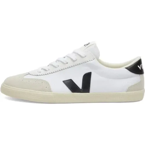 Canvas Black Sneakers , Herren, Größe: 38 EU - Veja - Modalova