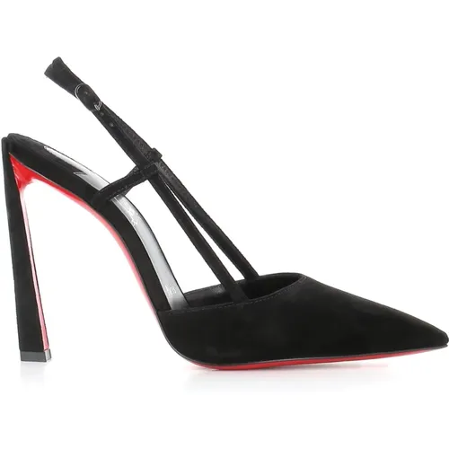 Schwarze Wildleder Pumps - Christian Louboutin - Modalova