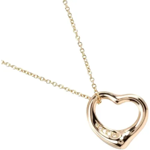 Pre-owned Rose Gold necklaces , female, Sizes: ONE SIZE - Tiffany & Co. Pre-owned - Modalova