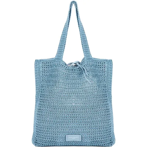 Crochet Shopping Bag Victoria Powder , female, Sizes: ONE SIZE - Gianni Chiarini - Modalova