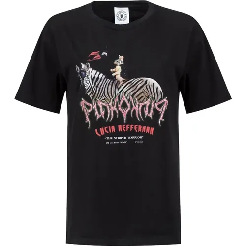 Schwarzes Damen T-Shirt Pinko - pinko - Modalova