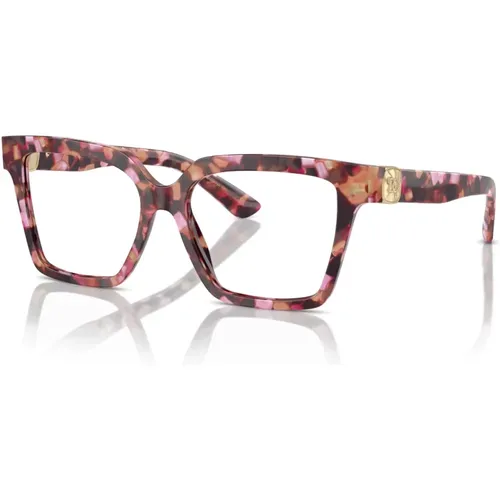 Pink Havana Eyewear Frames Dg3401 , unisex, Größe: 53 MM - Dolce & Gabbana - Modalova