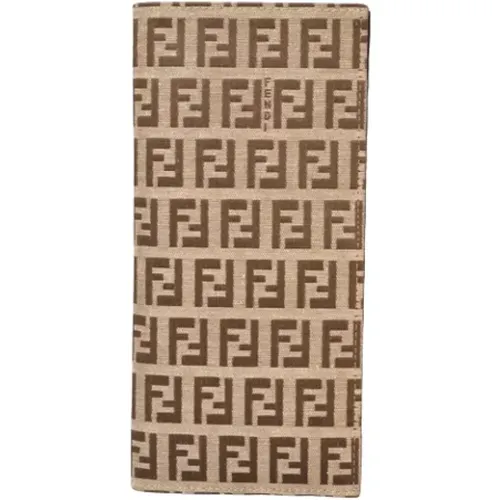 Pre-owned Canvas wallets , female, Sizes: ONE SIZE - Fendi Vintage - Modalova