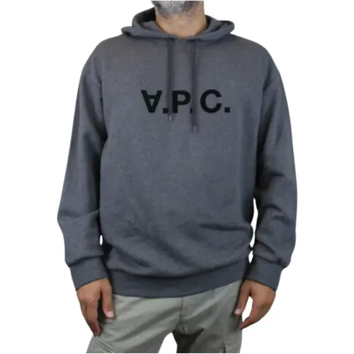 APC Paris Hooded Sweatshirt , male, Sizes: XL, L - A.p.c. - Modalova