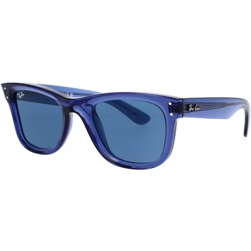 Wayfarer Reverse Sonnenbrille Blau Marine , unisex, Größe: 53 MM - Ray-Ban - Modalova