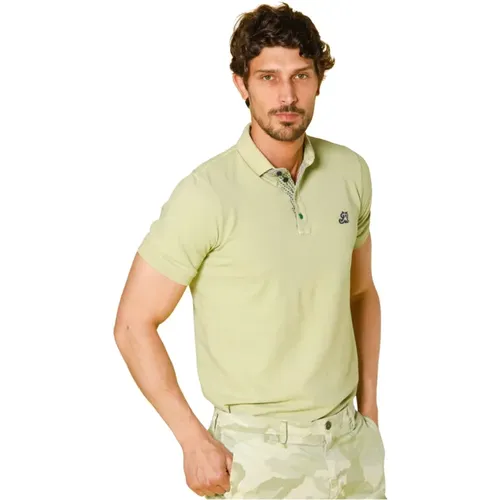 Leopardi Herren Polo in Piquet - Mason's - Modalova