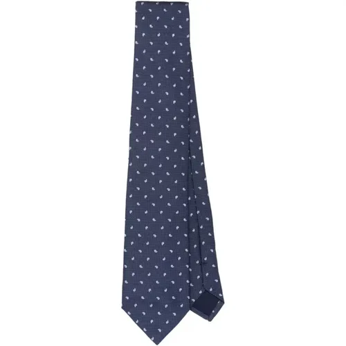 Silk tie , male, Sizes: ONE SIZE - Corneliani - Modalova