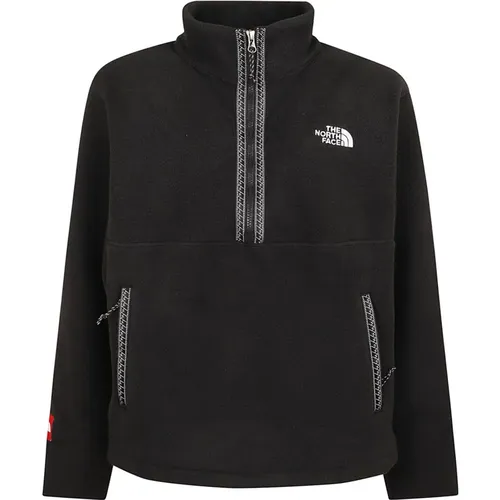 Schwarzer Fleeski 1/4 Zip Pullover , Herren, Größe: L - The North Face - Modalova