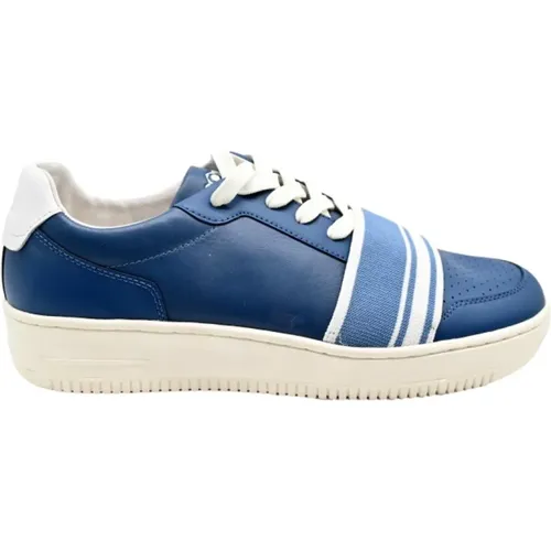 Blaue Action Leder Sneakers Md21 M10C , Herren, Größe: 42 EU - MOA - Master OF Arts - Modalova