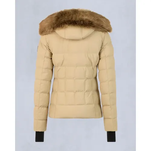 Shearling Betta Jacket Sand Brown Gold , female, Sizes: S, L, M, XL, XS - Moose Knuckles - Modalova