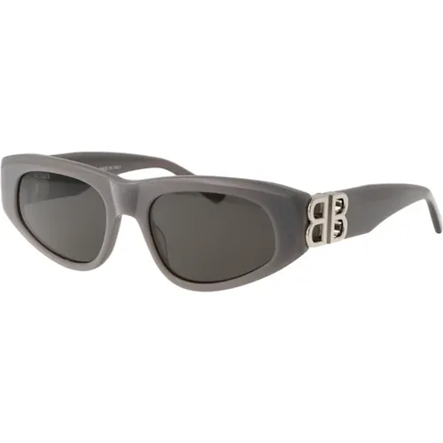 Stylische Sonnenbrille mit Bb0095S Design , Damen, Größe: 53 MM - Balenciaga - Modalova