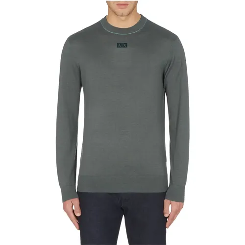 Grüner Leichter Pullover Frühling/Sommer 2022 - Armani Exchange - Modalova