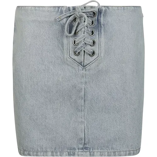 Denim Mini Skirt , female, Sizes: S, XS, M - Rotate Birger Christensen - Modalova