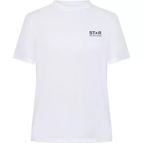 Logo T-Shirt , Damen, Größe: XS - Golden Goose - Modalova