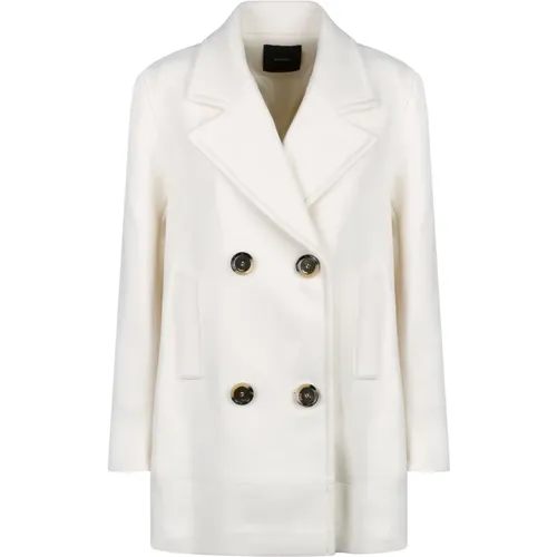 Double-Breasted Coat , female, Sizes: L - pinko - Modalova