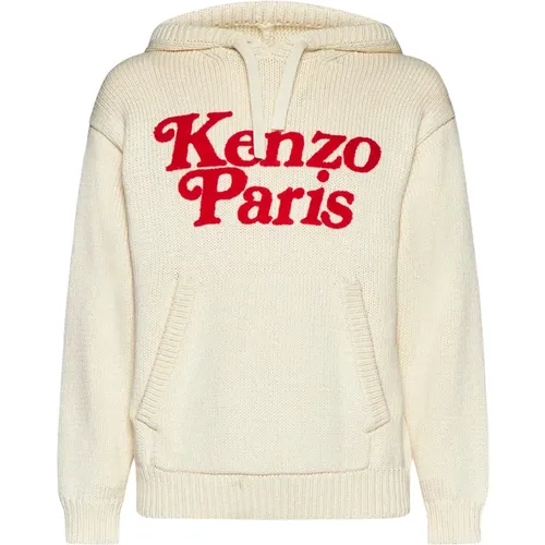 Chunky Knit Hooded Sweater , male, Sizes: M, S, L - Kenzo - Modalova
