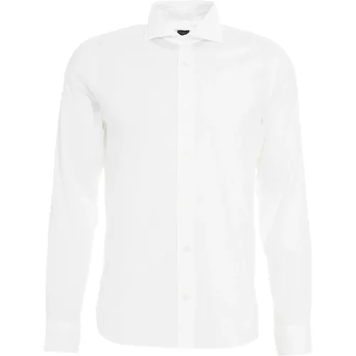 Weißes Ss24 Herrenhemd , Herren, Größe: XL - Fedeli - Modalova