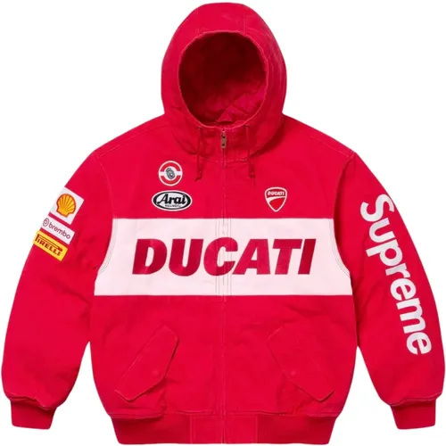 Racing Jacket Limited Edition , male, Sizes: M, XL, 2XL, S, L - Supreme - Modalova