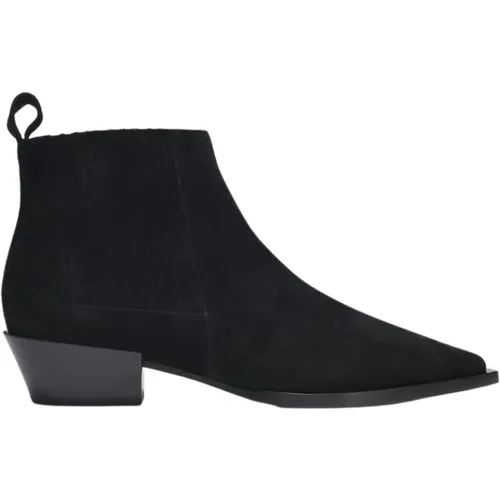 Bea Ankle Boots in Suede Leather , female, Sizes: 3 UK - aeyde - Modalova
