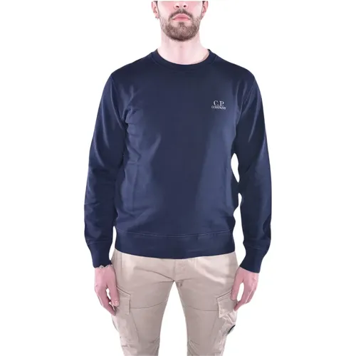 Crew Neck Cotton Fleece Sweater , male, Sizes: XL, L, S - C.P. Company - Modalova