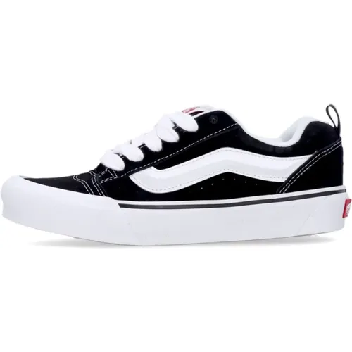 Schwarz/Weißer Low-Top-Sneaker Knu Skool , Herren, Größe: 46 EU - Vans - Modalova