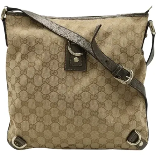 Pre-owned Canvas shoulder-bags , female, Sizes: ONE SIZE - Gucci Vintage - Modalova