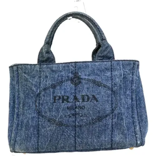 Pre-owned Denim prada-bags , female, Sizes: ONE SIZE - Prada Vintage - Modalova