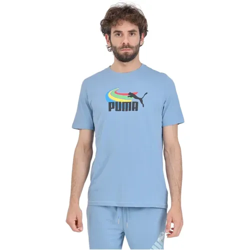 T-Shirts , Herren, Größe: M - Puma - Modalova