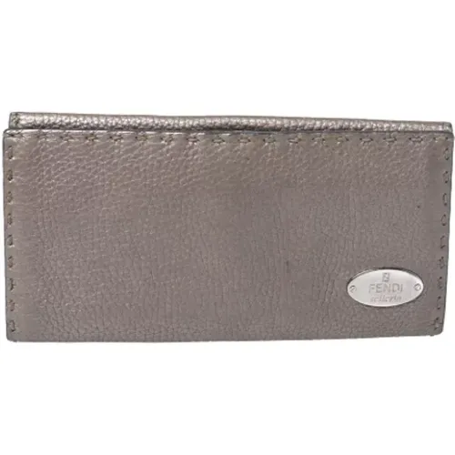 Pre-owned Leather wallets , female, Sizes: ONE SIZE - Fendi Vintage - Modalova