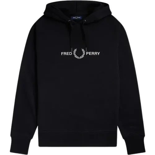 Logo Hooded Sweatshirt , male, Sizes: M, 2XL - Fred Perry - Modalova