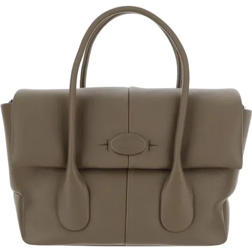 Kalbsleder Handtasche Klappenverschluss - TOD'S - Modalova