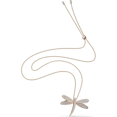 Libelle Halskette mit Kristallen - Swarovski - Modalova