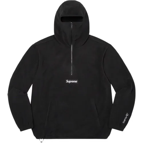 Limitierte Auflage Polartec Facemask Half Zip Pullover , Herren, Größe: L - Supreme - Modalova