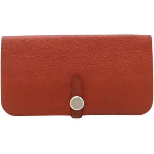 Pre-owned Leather wallets , female, Sizes: ONE SIZE - Hermès Vintage - Modalova