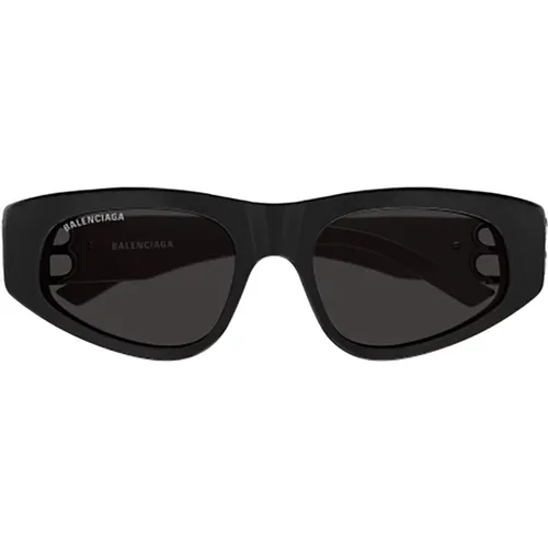 Schwarze Sonnenbrille für Frauen , Damen, Größe: 53 MM - Balenciaga - Modalova