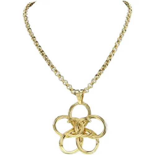 Pre-owned Metal necklaces , female, Sizes: ONE SIZE - Chanel Vintage - Modalova