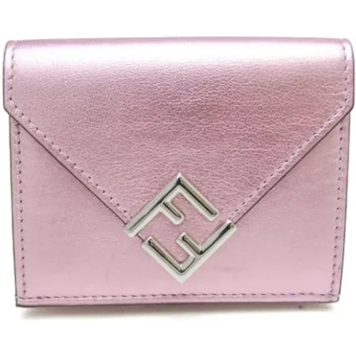 Pre-owned Leather wallets , female, Sizes: ONE SIZE - Fendi Vintage - Modalova