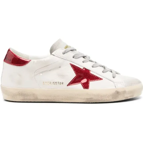 Weiße Sneakers , Damen, Größe: 37 EU - Golden Goose - Modalova