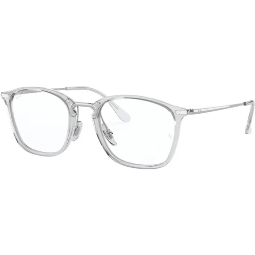 Crystal Silver Eyewear Frames RX 7164 , unisex, Sizes: 52 MM - Ray-Ban - Modalova