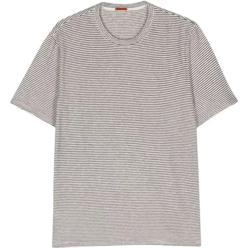 Graue T-Shirts & Polos Ss24 , Herren, Größe: XL - Barena Venezia - Modalova