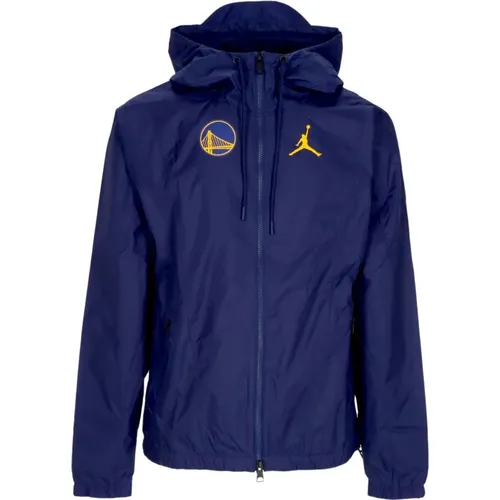 NBA Courtside Statement Windbreaker Jacke , Herren, Größe: L - Jordan - Modalova